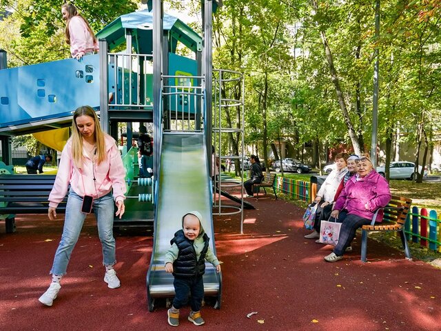 Обновление игровых площадок в Коммунарке: 1,6 кв. м в новых спортивных зонах