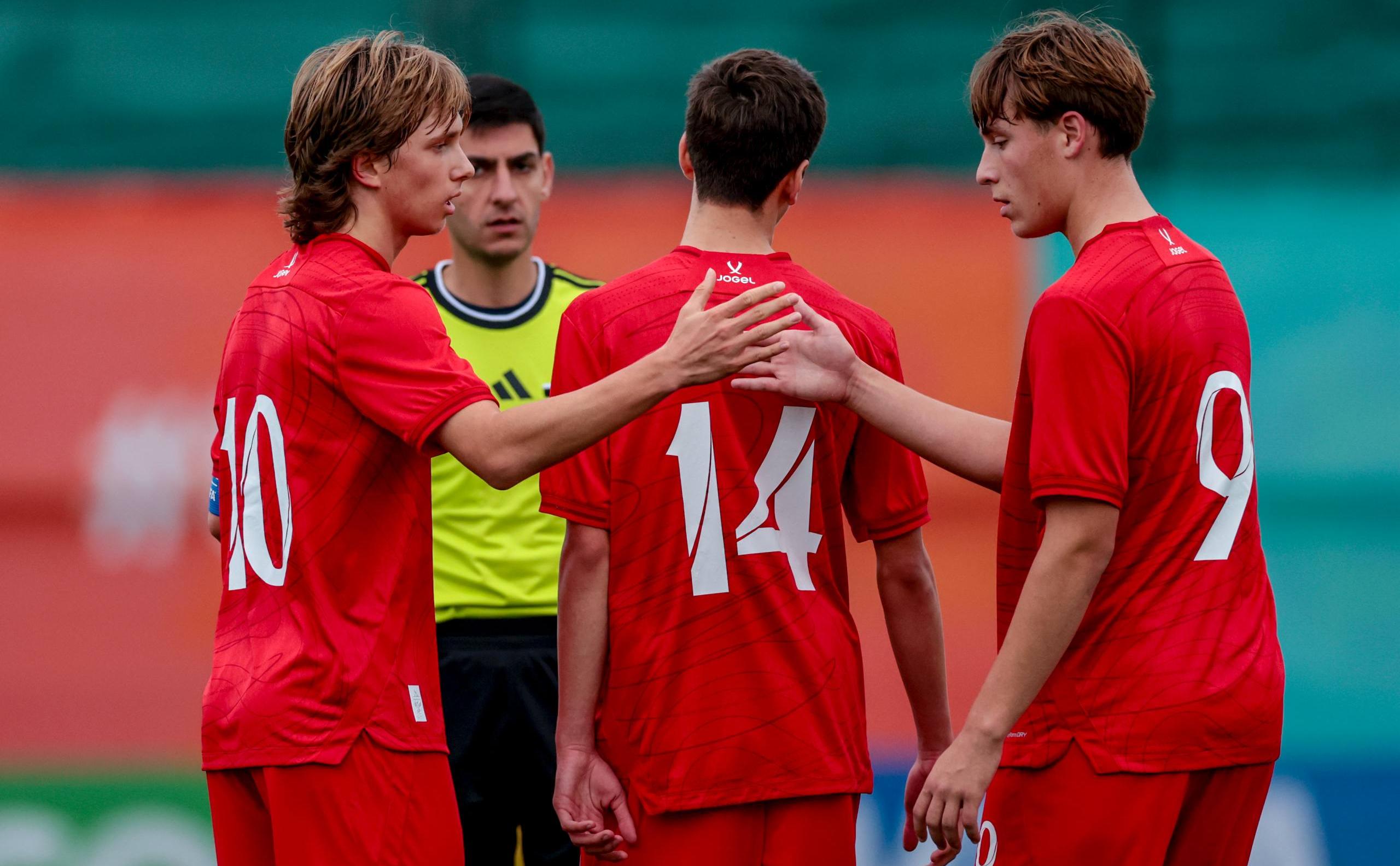 Российская сборная U15 одержала блестящую победу 7:0 над Боснией и Герцеговиной
